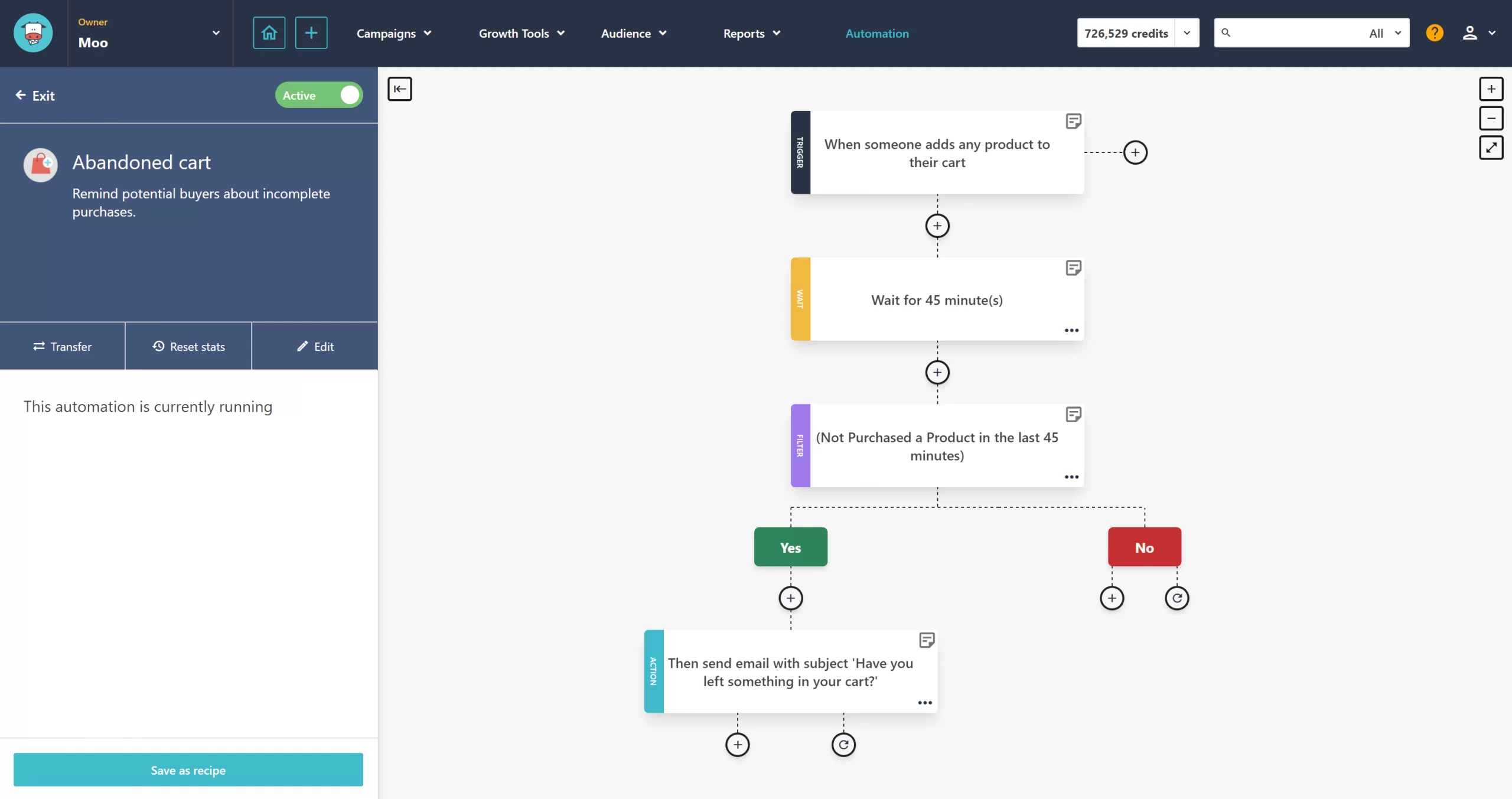 Moosend marketing automation