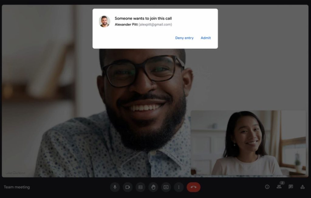 Rejoindre un Appel Google Meet en Cours