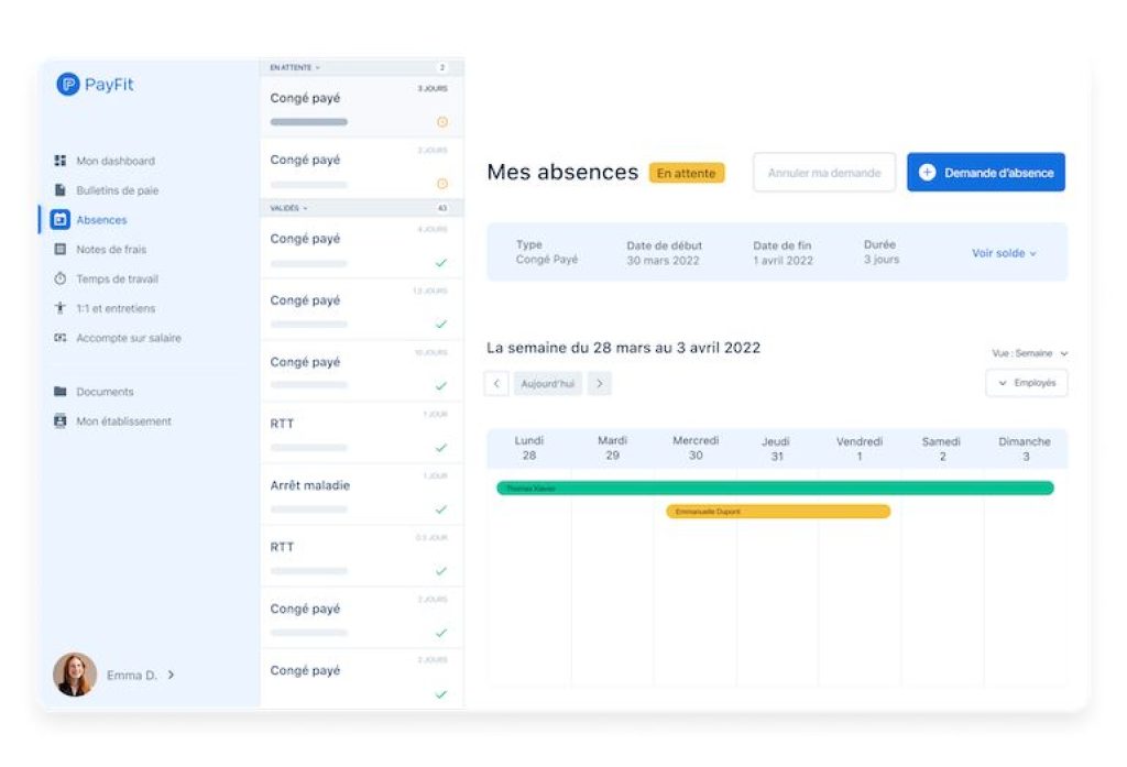 Gestion des Absences