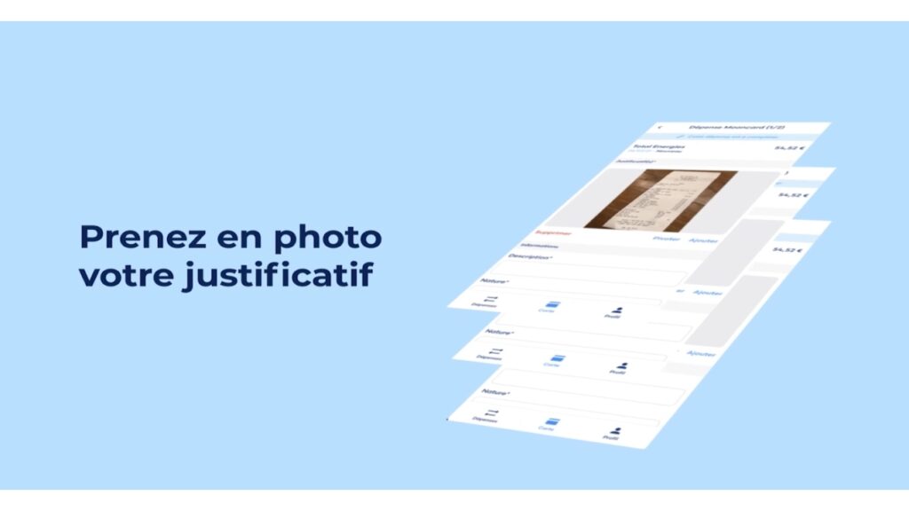 Lier directement votre ticket ou facture à un paiement avec Mooncard