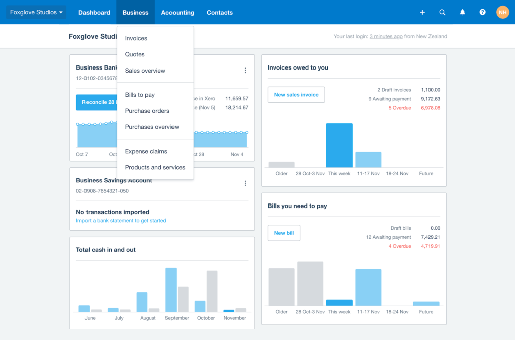 Xero's new navigation a simple, beautiful experience