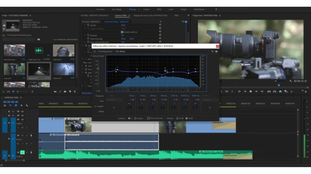 Ajouter des effets aux vidéos sur Adobe Premiere Pro