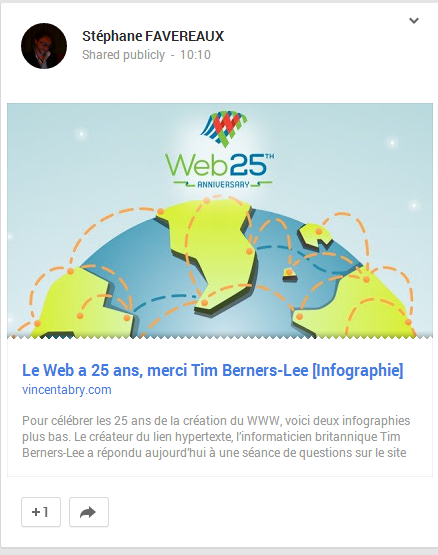 Google+ liens