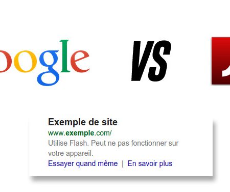 Google Mobile France : Les sites en flash désormais pénalisés !