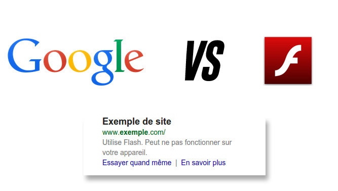 Google Mobile France : Les sites en flash désormais pénalisés !