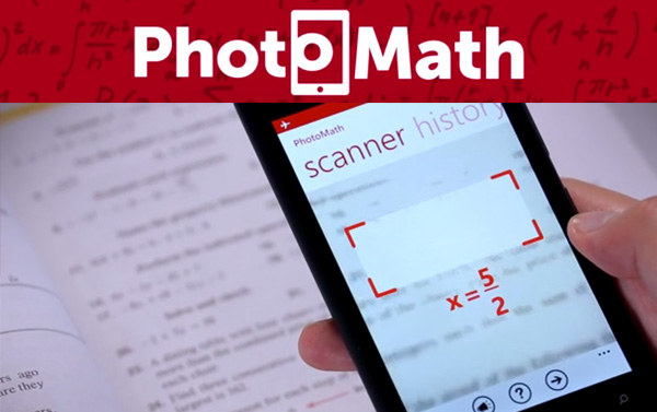PhotoMath : l’application en réalité augmentée qui résout les équations mathématiques !