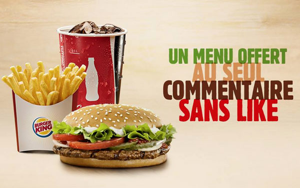Buzz Marketing : Burger King, le Roi du Buzz sur les réseaux sociaux ?