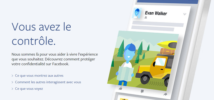 Facebook vie privée