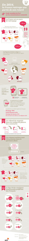Infographie PWC web acheteurs Français 2014