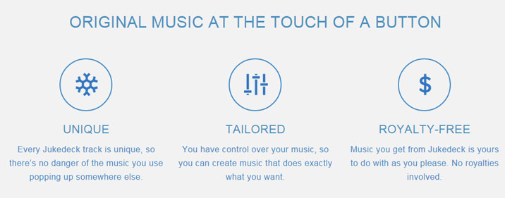 Jukedeck Concept
