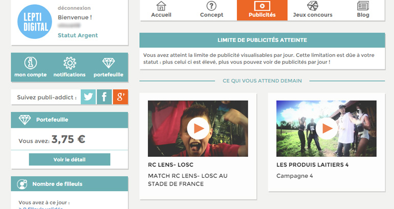 Publiaddict Publicités