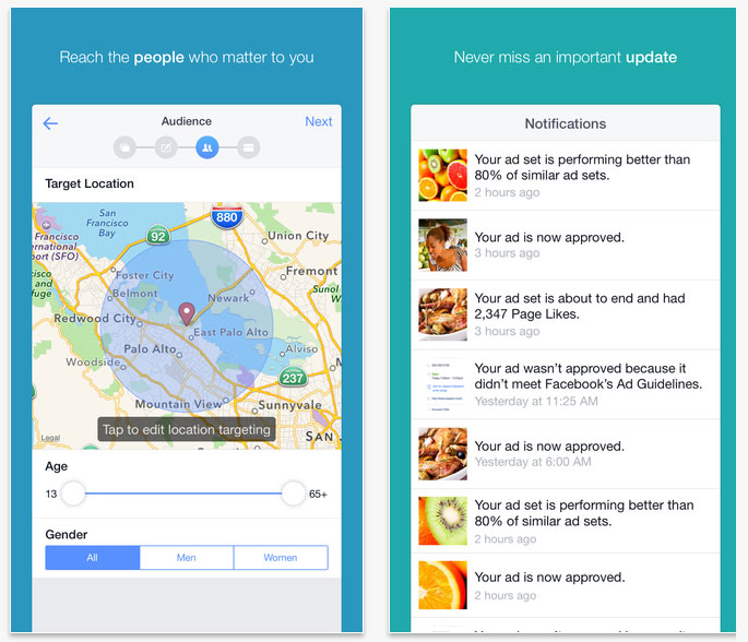 Ads Manager Facebook Application