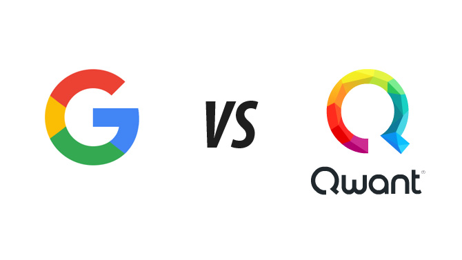 Choisissez un moteur de recherche sécurisé. Google-vs-qwant