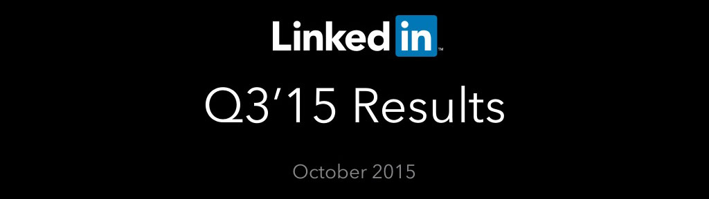linkedin chiffres q3 2015