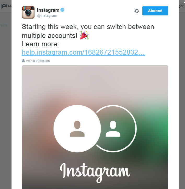 multi-compte instagram