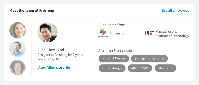 meet the team Linkedin