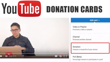 YouTube lance les donation cards !