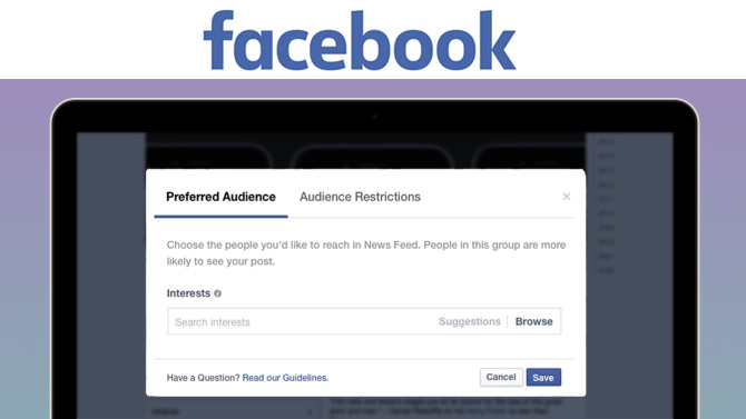 facebook preferred audience