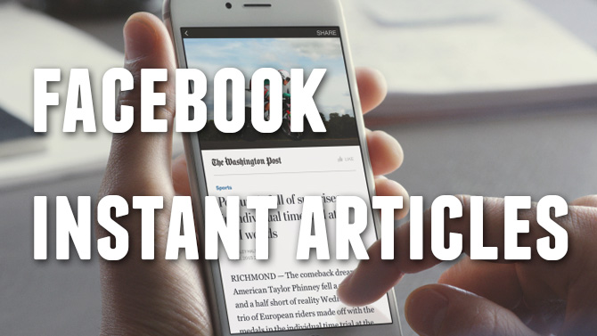 facebook instant articles