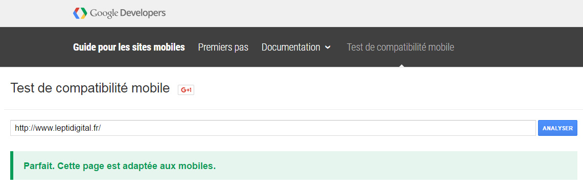 test mobile friendly google