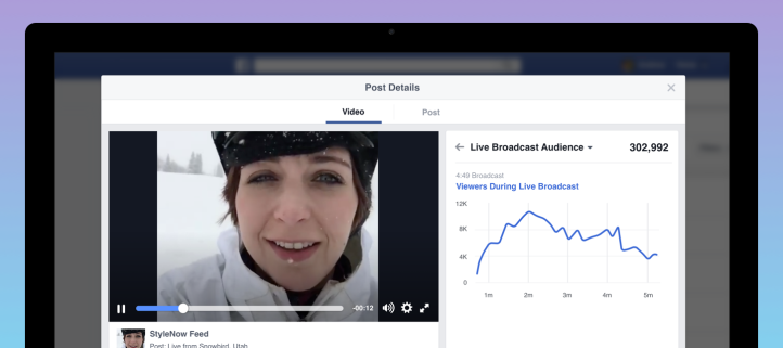 audience globale facebook live