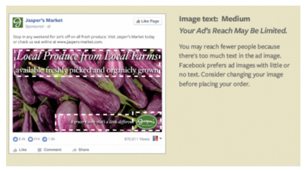 regle texte medium facebook