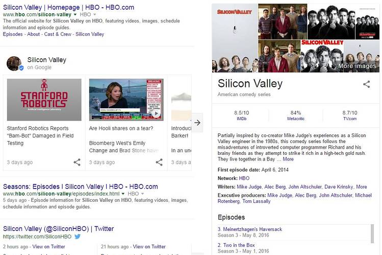 exemple Google instant content