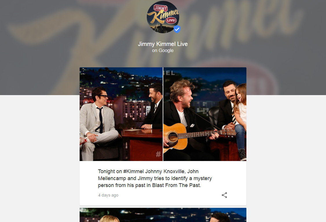 google post instant content