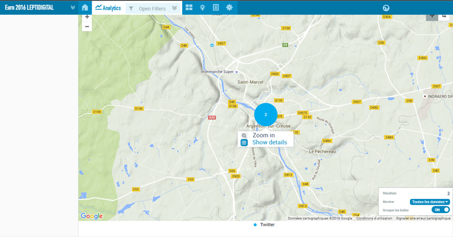 carte interactive talkwalker 1