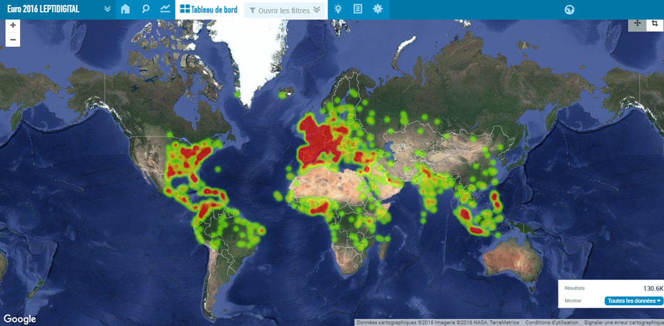 heatmap Talkwalker