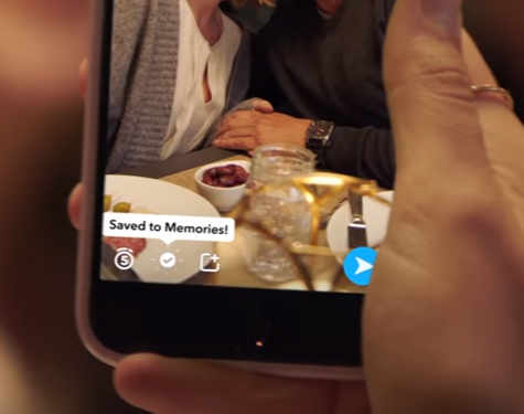 snapchat memories enregistrée