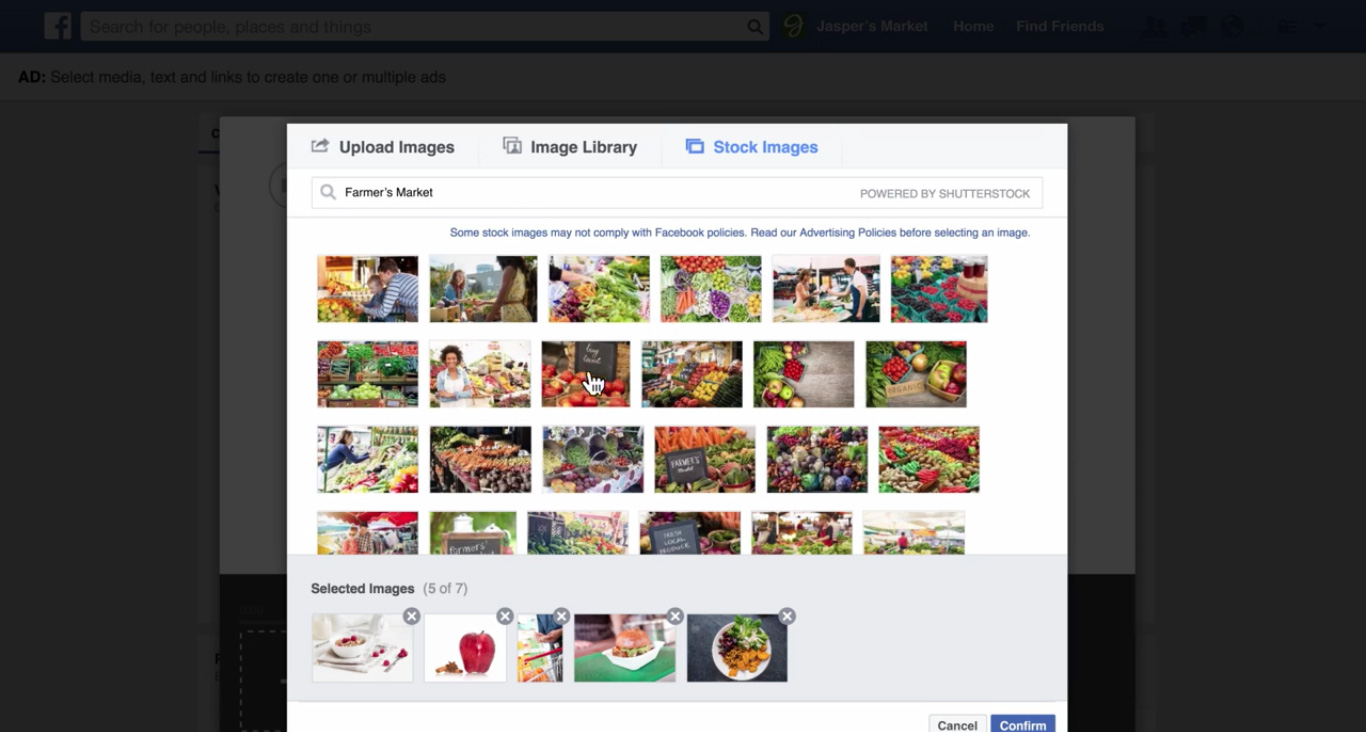 banque images diaporama facebook