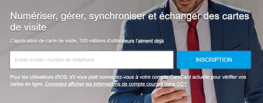 Gérer des cartes de visite virtuelles avec CamCard