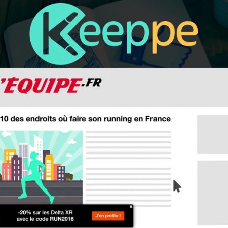 Keeppe, un outil pour ajouter une bannière d&rsquo;auto-promo sur n&rsquo;importe quel site !