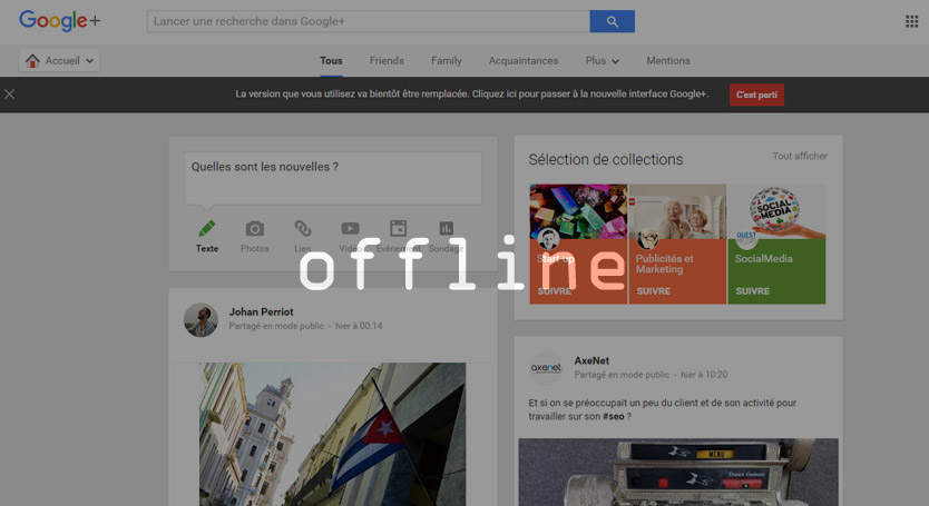 fin ancien google plus