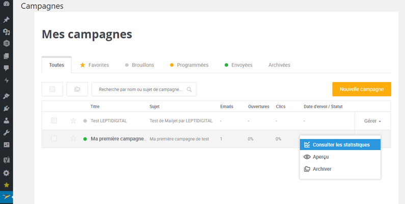 plugin WordPress Mailjet