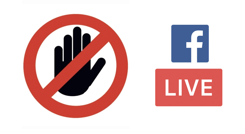 pénalisation faux facebook live