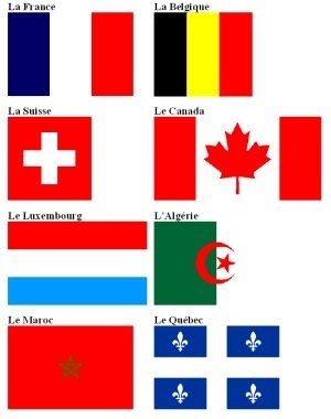 Quelques pays francophones pour l'exemple