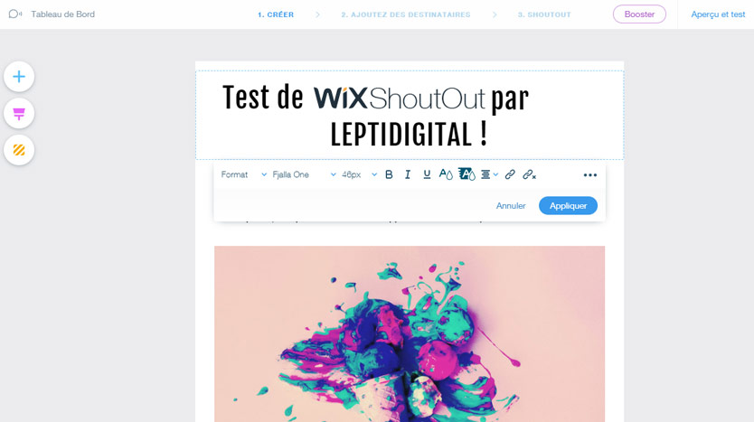 Test Wix ShoutOut
