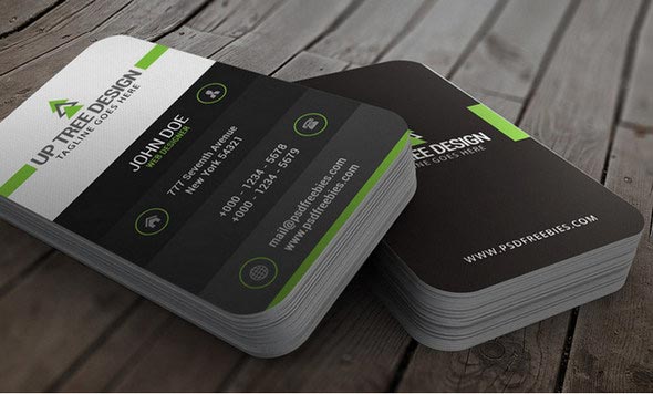 modèle carte visite corporate