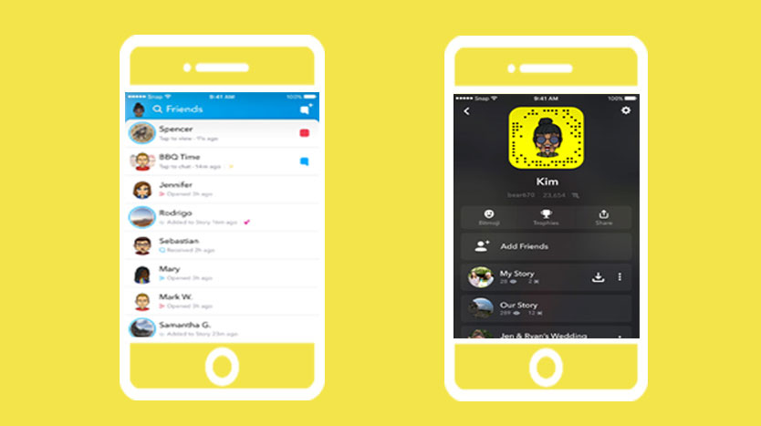 Snapchat lance une nouvelle version de son application
