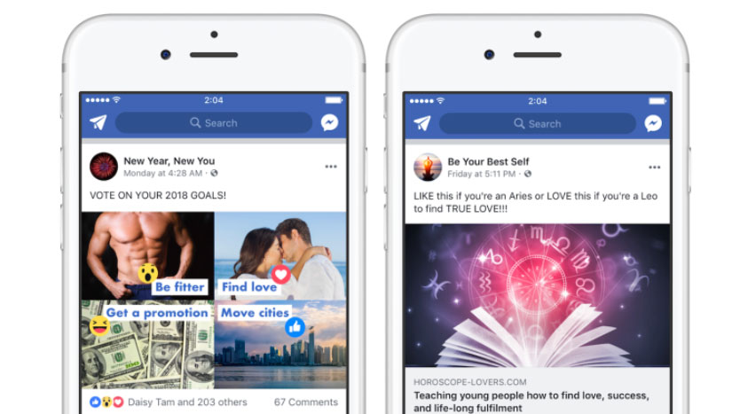 facebook engagement bait