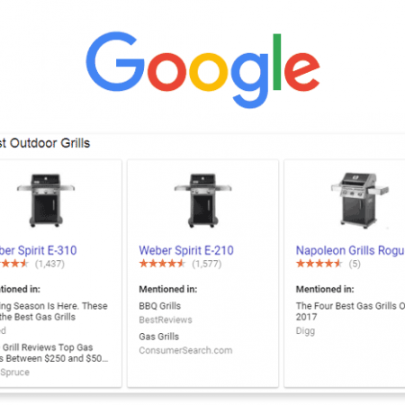 Google teste l’affichage d’un carrousel des meilleurs produits associés à une requête !