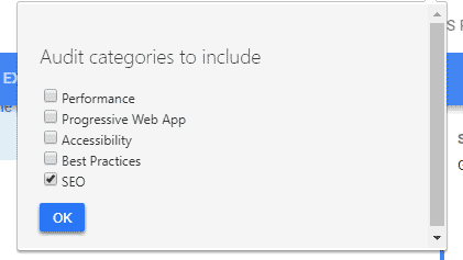 audit seo lighthouse
