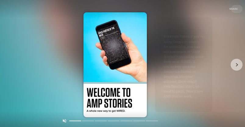 google amp stories ordinateur