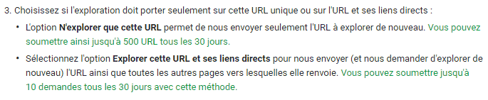 limites crawl google