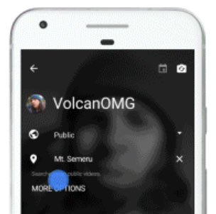 location tag video youtube