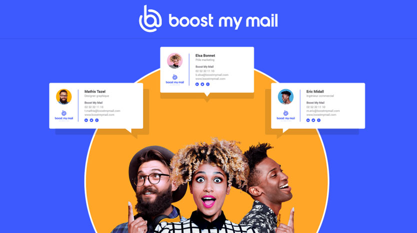 Boost My Mail : une solution tout-en-un de gestion de signatures mail