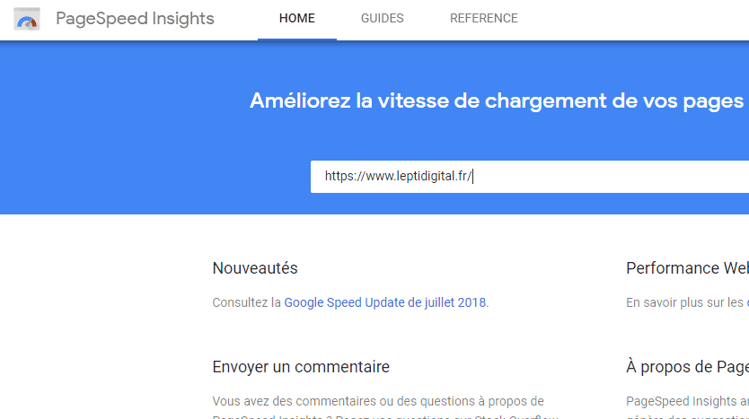 Google PageSpeed Insights fait peau neuve (avec ajout de nouvelles fonctionnalités) !