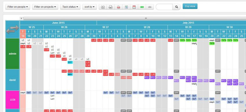 Calendrier SoPlanning